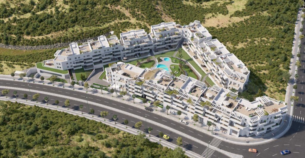 Apartamenty na wzgórzach Malagi