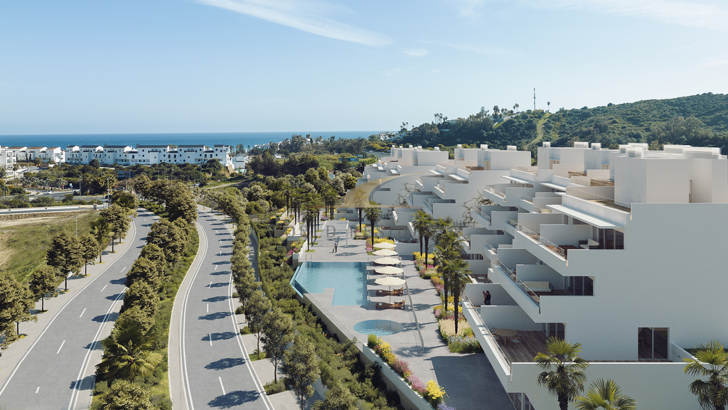 Apartamenty z dużymi tarasami blisko morza