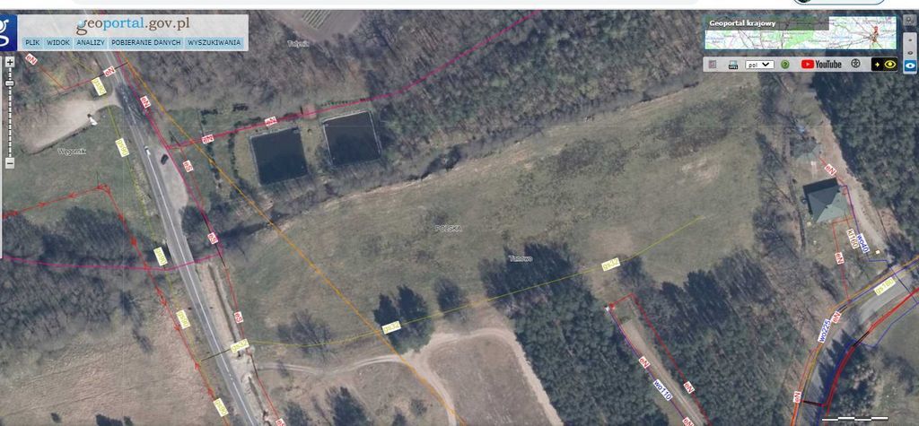 Działka Tanowo,gm.Police 1.74ha,plan-usługi,dr asf