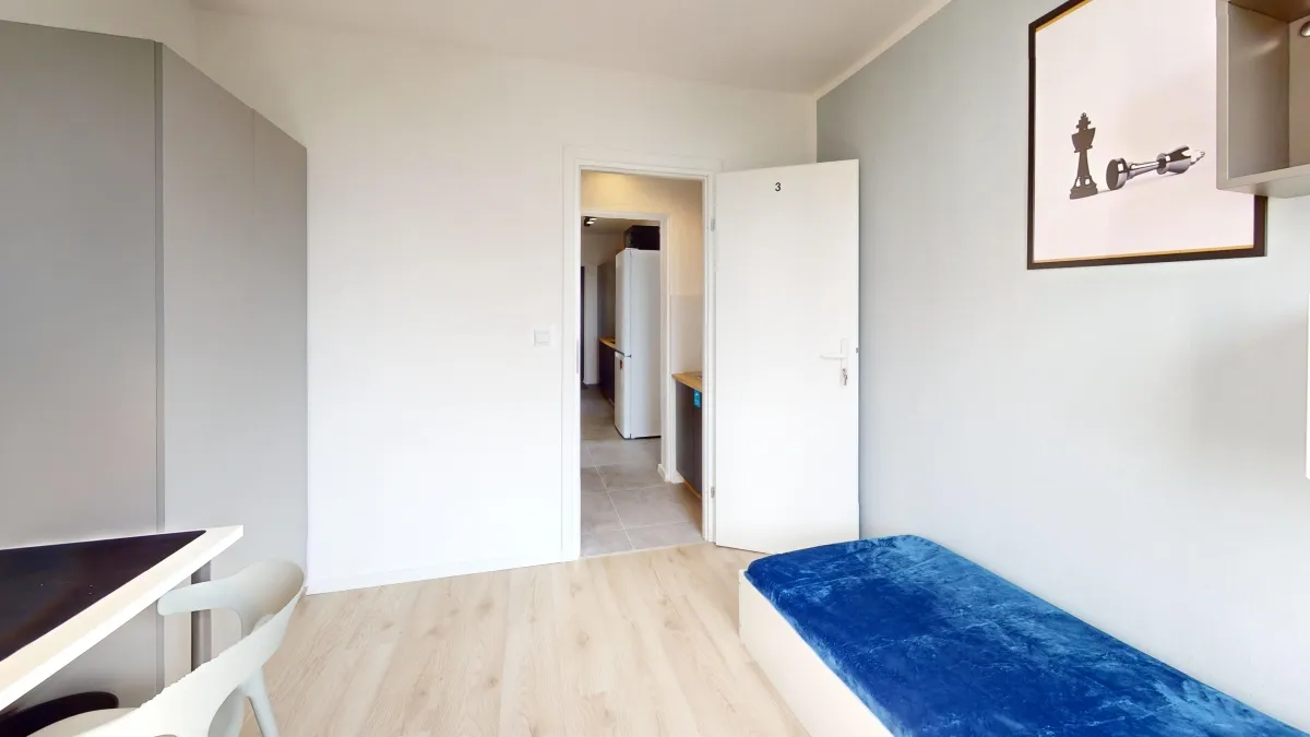 Pokój jednoosobowy #3 przy ul. Ostrobramskiej 78
